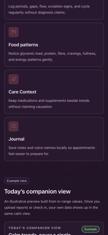 Luma PCOS Tracker Screenshot 2 of 2