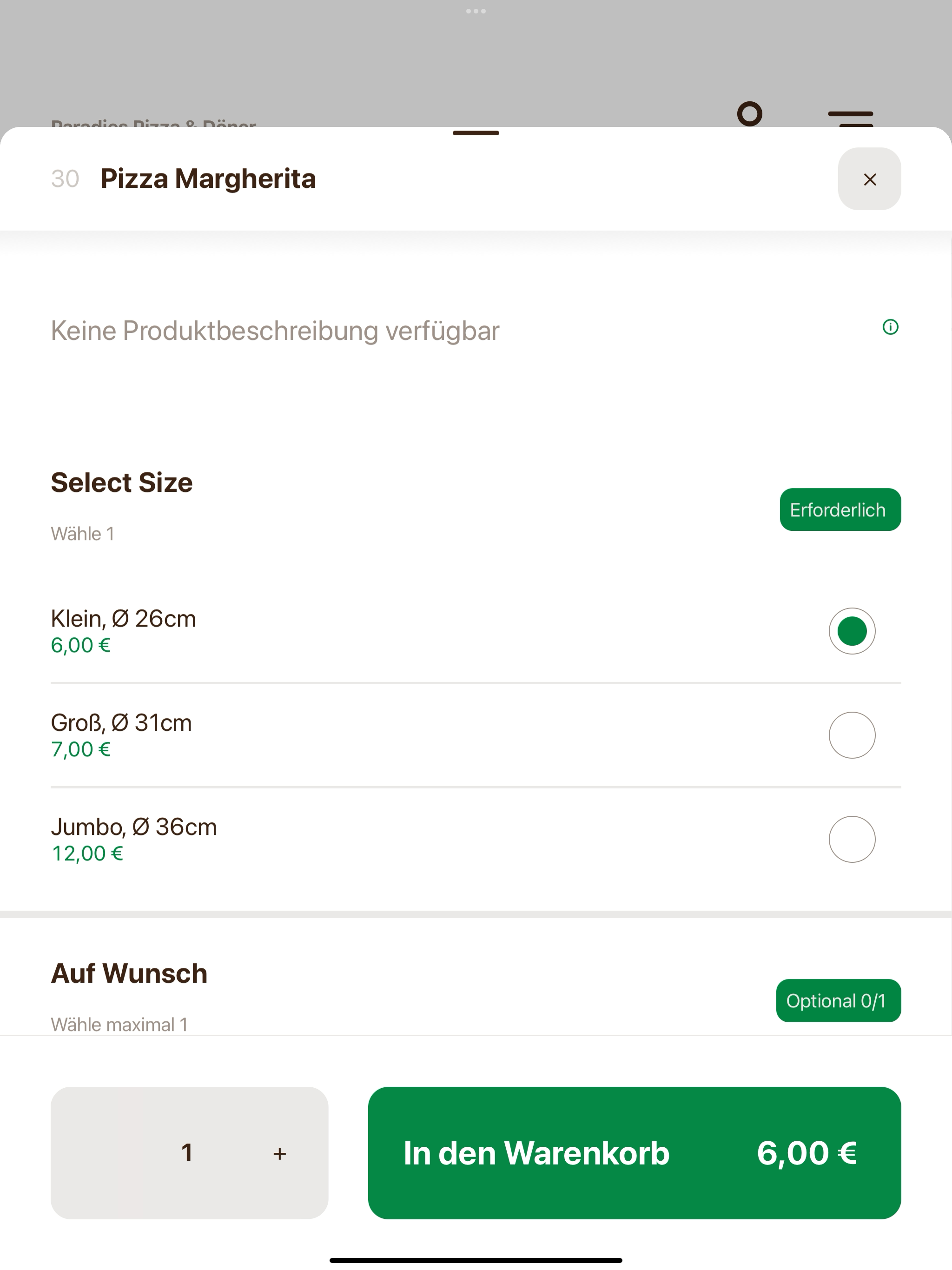 Paradies Pizza & Döner
