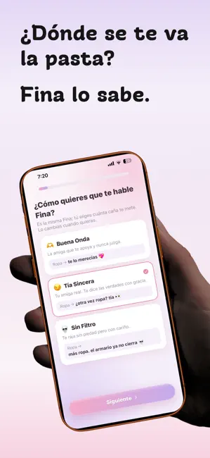Rata y Fina: Control de Gastos iPhone screenshot 3