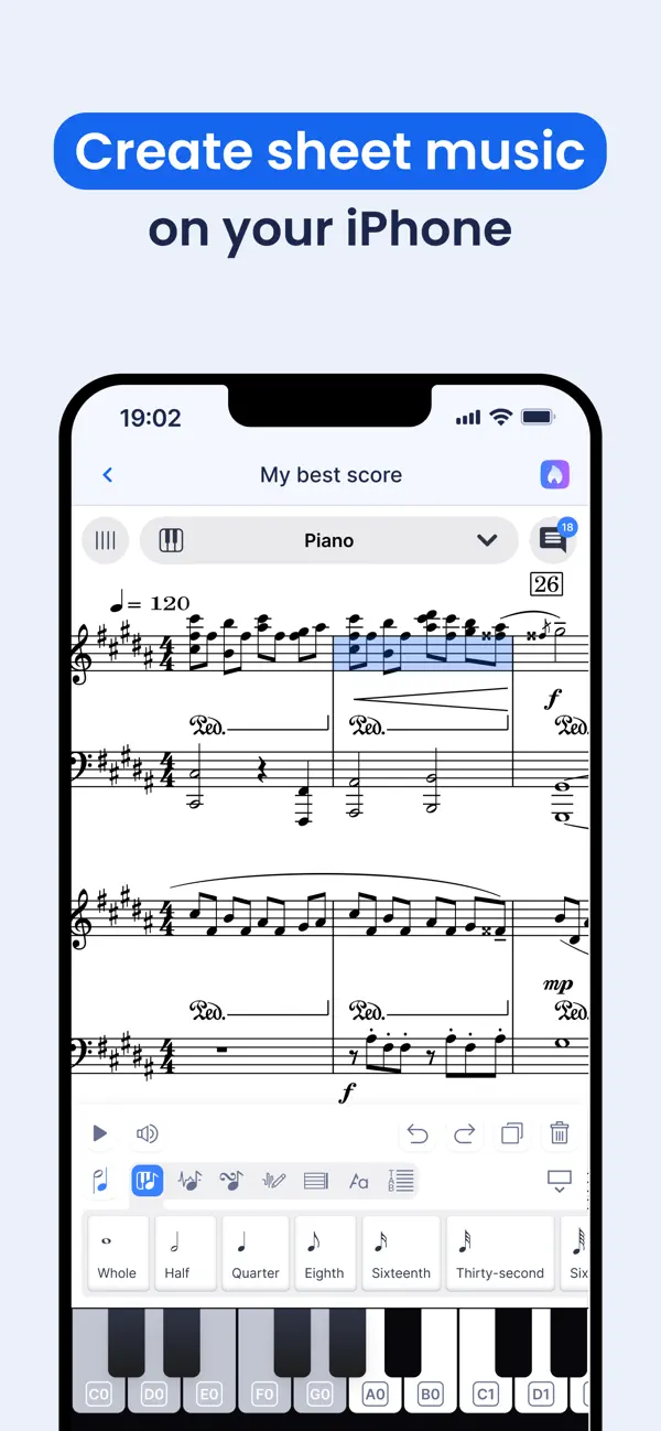 #1. Flat: Music Score & Tab Editor (iOS) Göre: Tutteo Limited