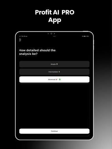 Revenue AI-Trading Assistant iPad screenshot