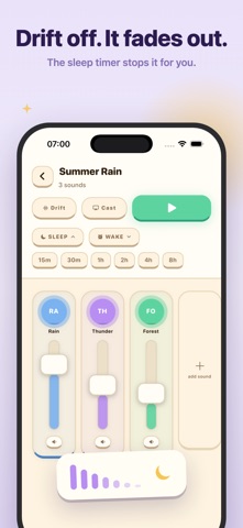 Dusktide: Sleep Sounds & Rain Screenshot 3 of 5