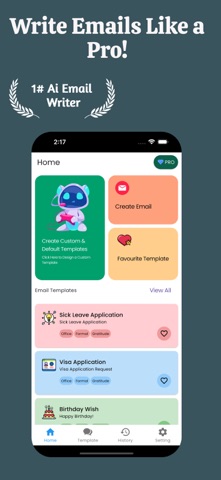AI Email Writer Generator Pro Screenshot 1 of 5