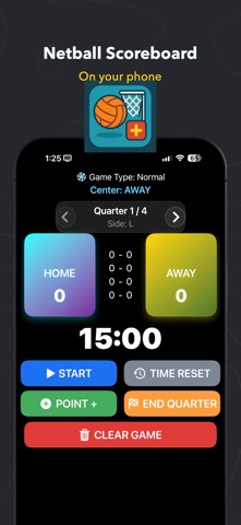 Netball Scoreboard Screenshot 1 of 10