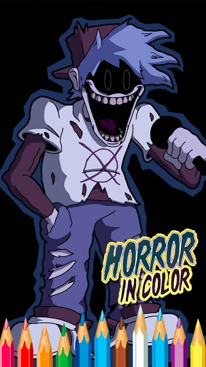 Coloring Book for Horror Doors