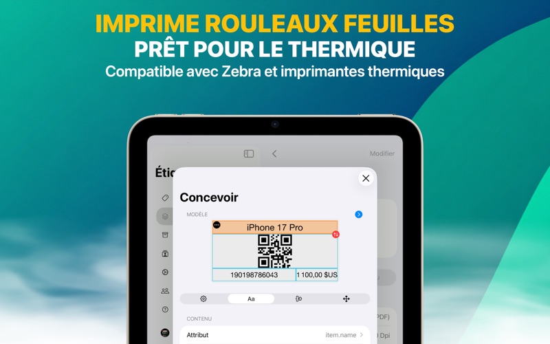 Screenshot #2 pour Étiqueteuse