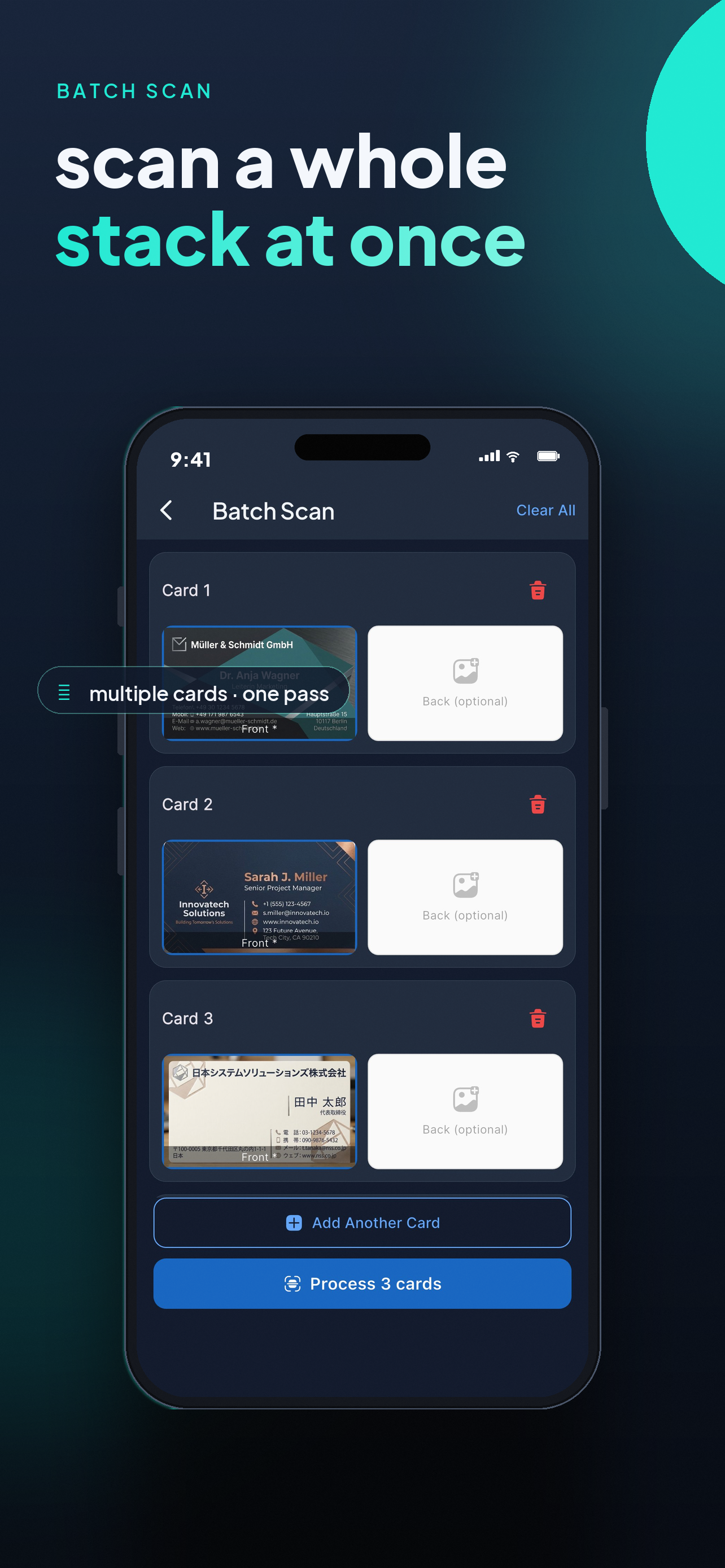 Cardenius - Business Card Scan screenshot 7