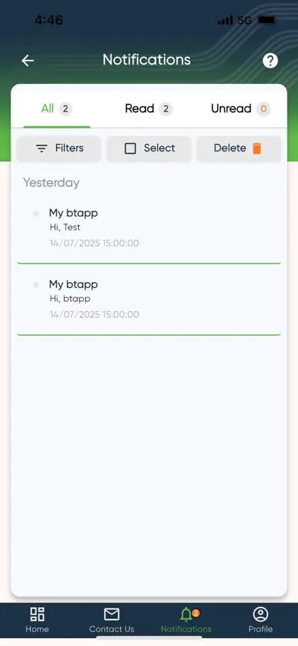 Screenshot 5 von 6 zu My BT App