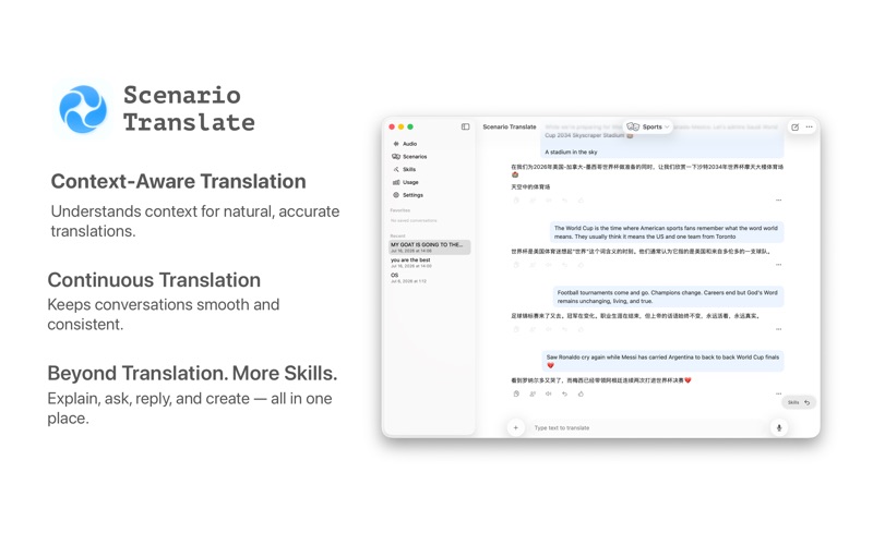 Scenario Translate iPhone screenshot