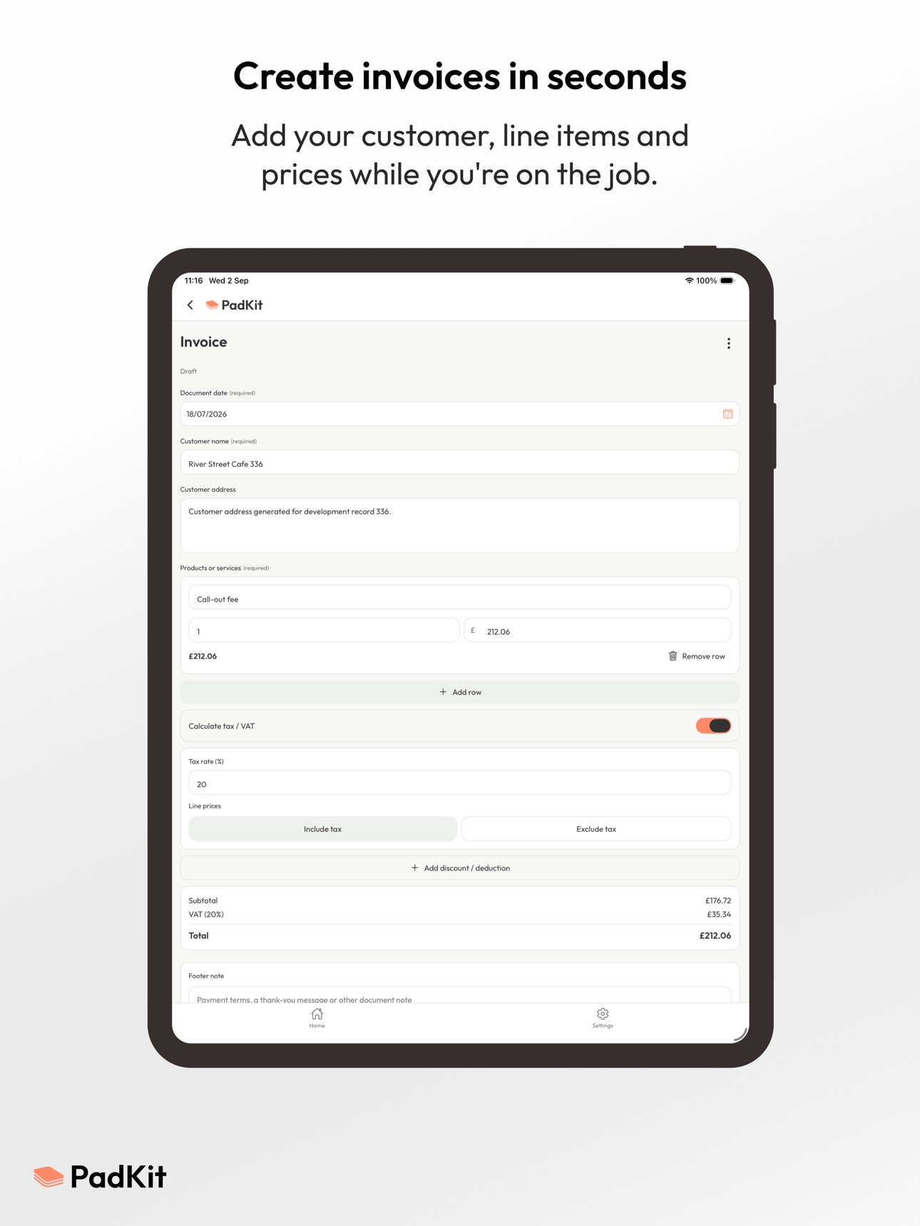 Screenshot 10 of PadKit - Invoice Maker