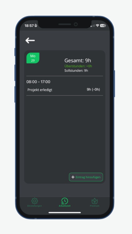 Arbeitszeiterfassung - DAZE screenshot-4