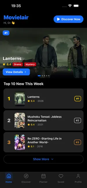 Movielair – Movies & TV Shows screenshot 1