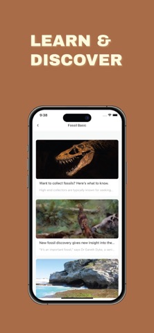 Fossil Identifier: AI Scanner screenshot