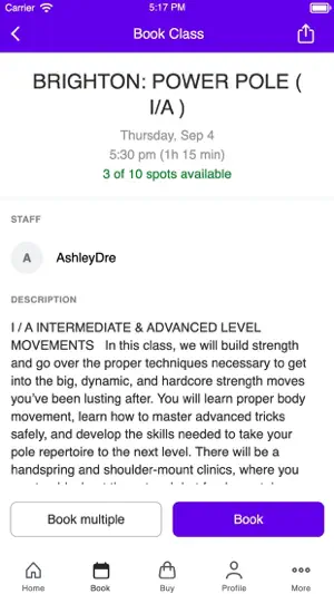 Boston Pole Fitness screenshot 3