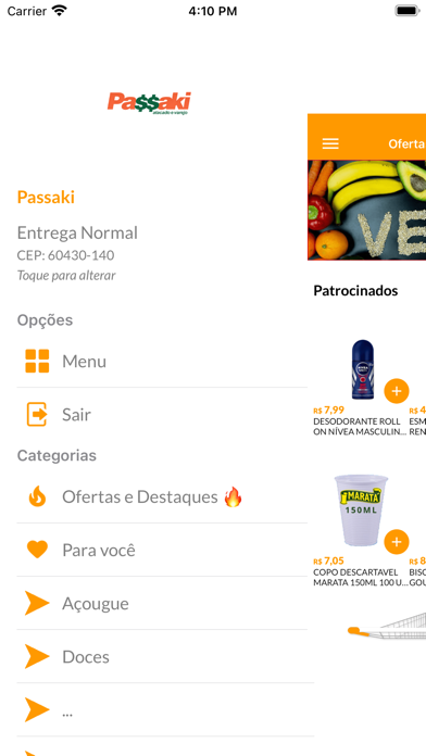 Supermercado Passaki screenshot