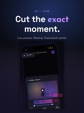 Just a Simple Video Converter iPad screenshot