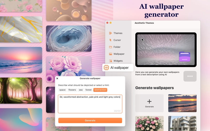 Aesthetic Background Themes Screenshot