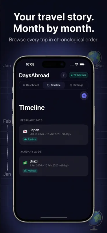 DaysAbroad screenshot 4 of 9