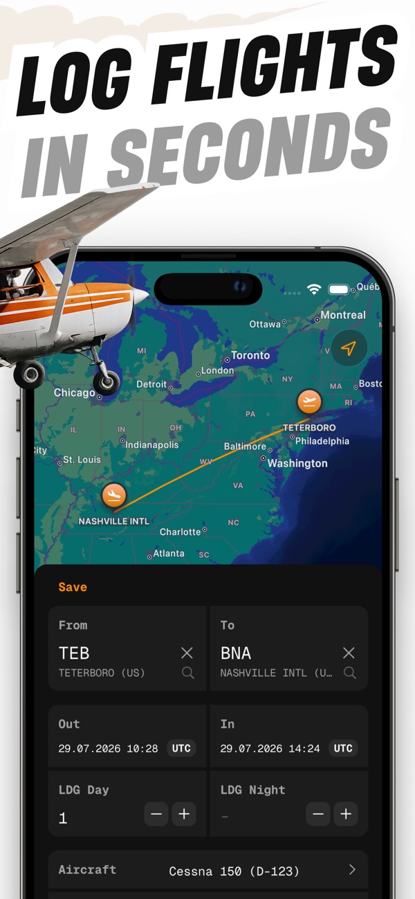 Northlog: Pilot Logbook screenshot 2