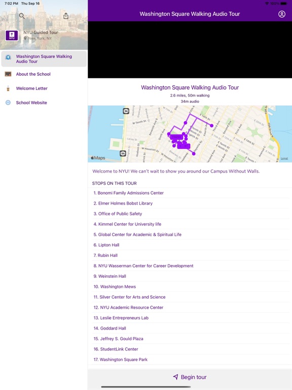 Screenshot #6 pour NYU Guided Tour