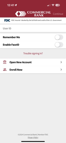 Commercial Bank Mobile - MI app screenshot