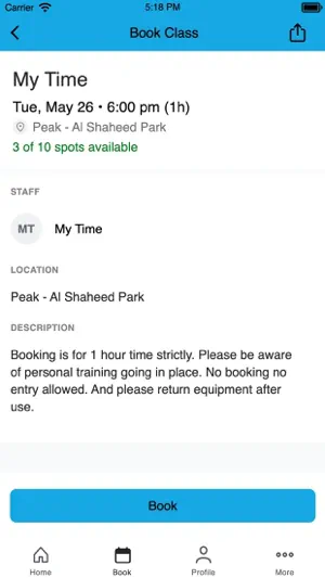 Peak Fitness Kuwait screenshot 3