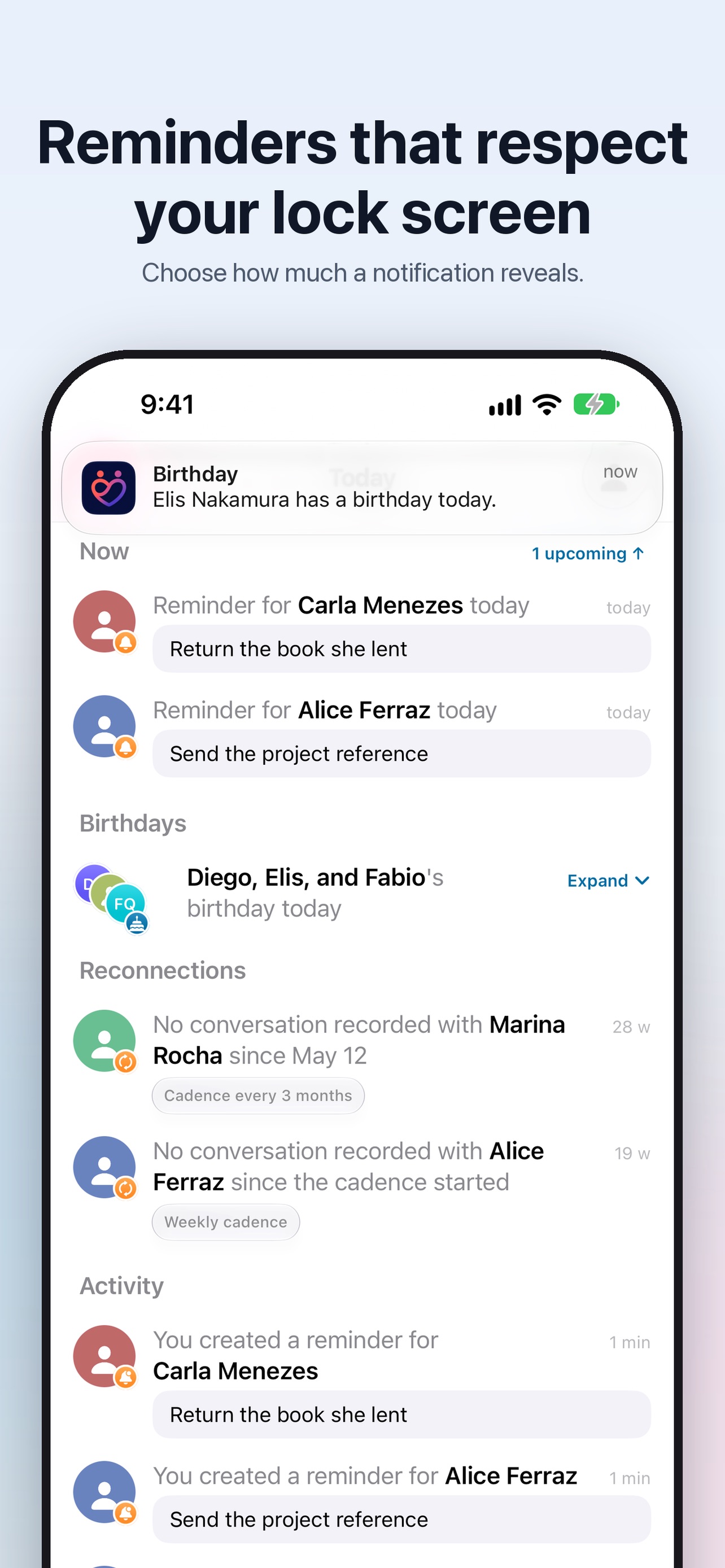 Screenshot 5 of Circle: Personal CRM