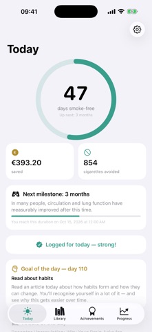 Qualmfrei iPhone screenshot