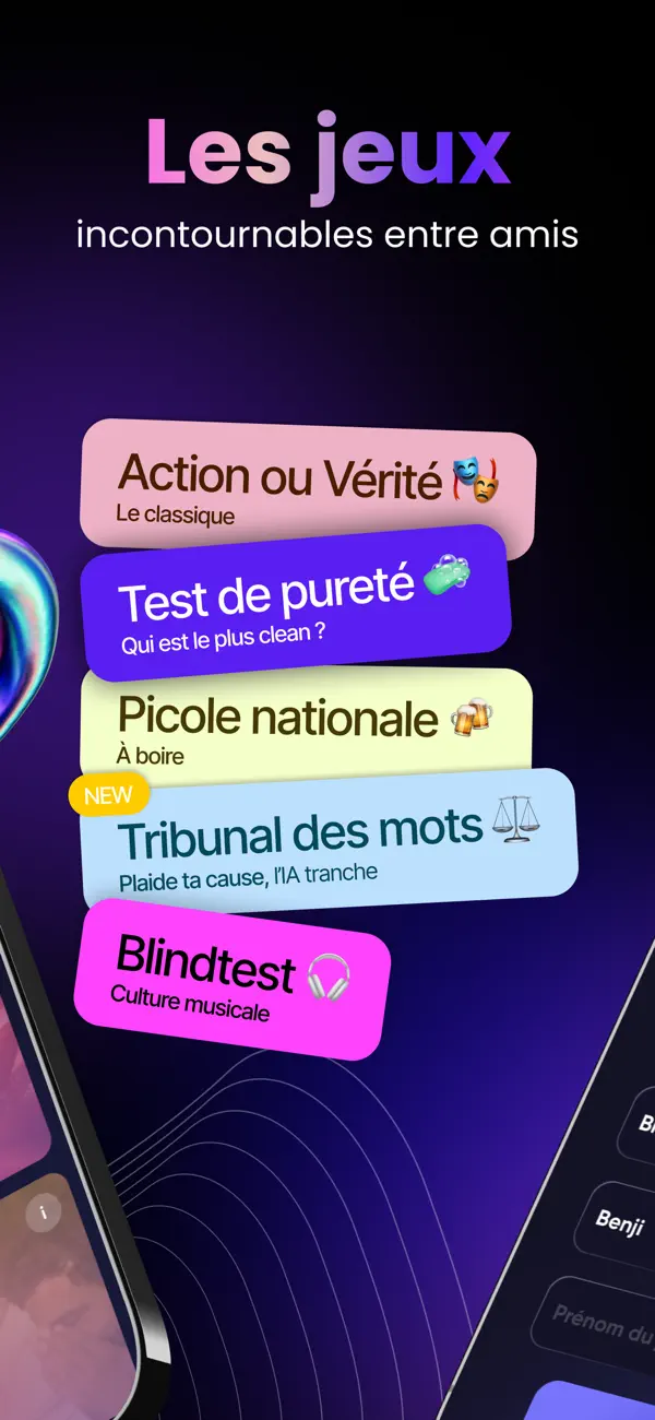 Screenshot #2 pour Sombre soirée - Jeux de soirée