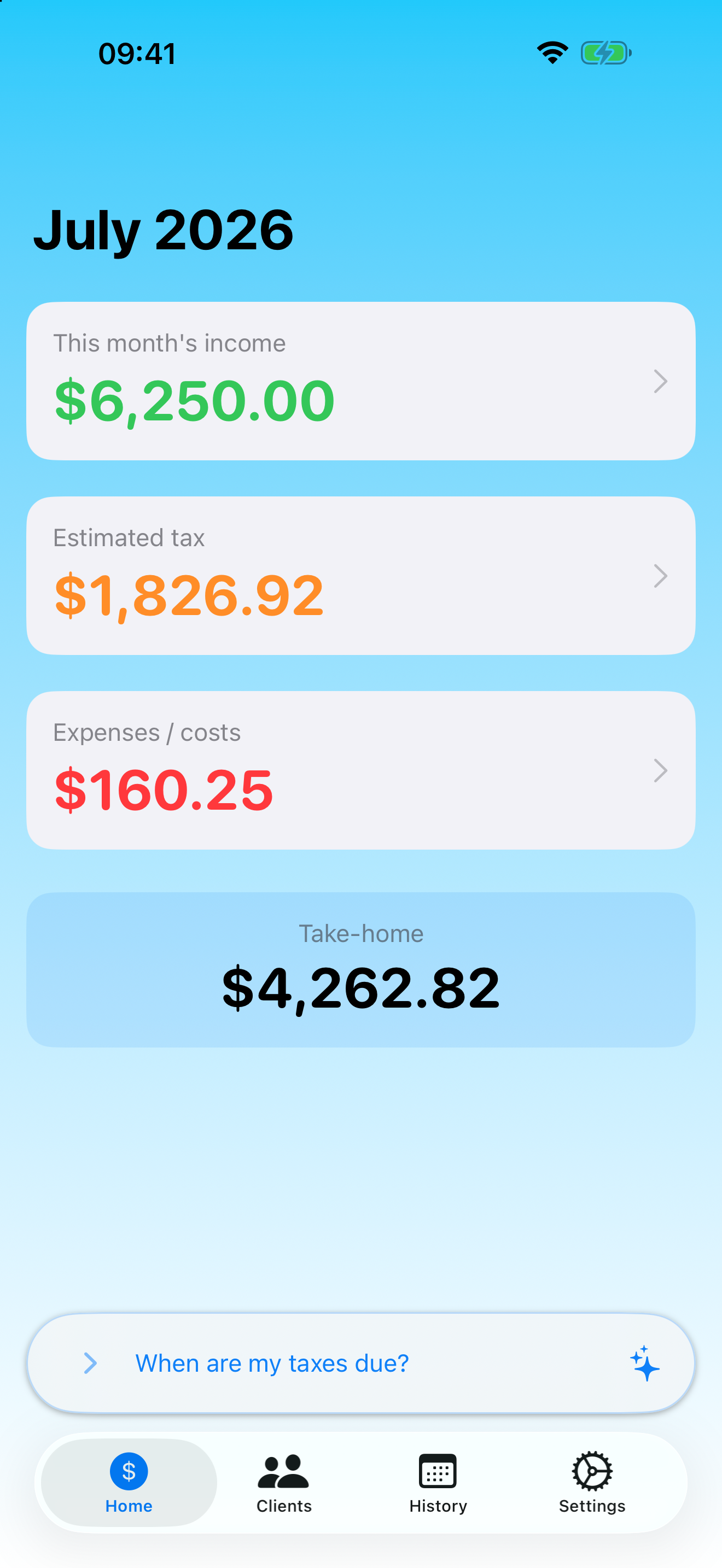 Freelance Flow: Tax & Income screenshot 4