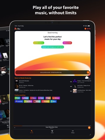 MusiTube: Your Music Streaming iPad screenshot 2
