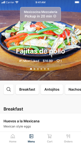 App screenshot