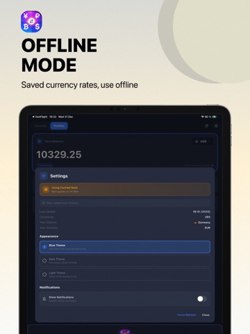 Currency & Crypto Converter iPad screenshot