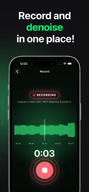 Noise Reducer & Denoise Audio screenshot 3