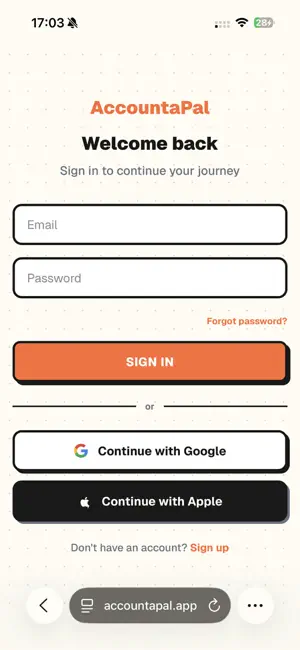 AccountaPal App screenshot 1