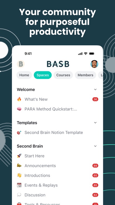 Building a Second Brain iPhone screenshot 2 - Social Networking app
