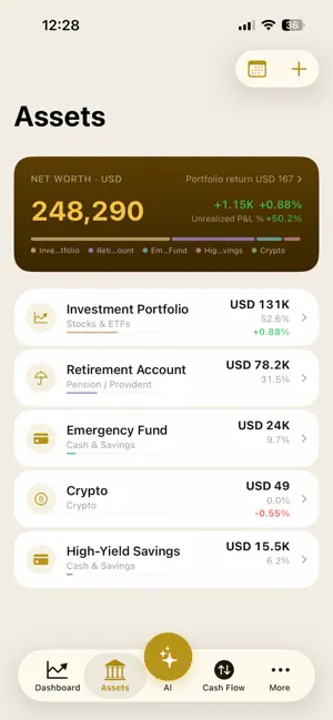 Fyra — FIRE Tracker screenshot 4