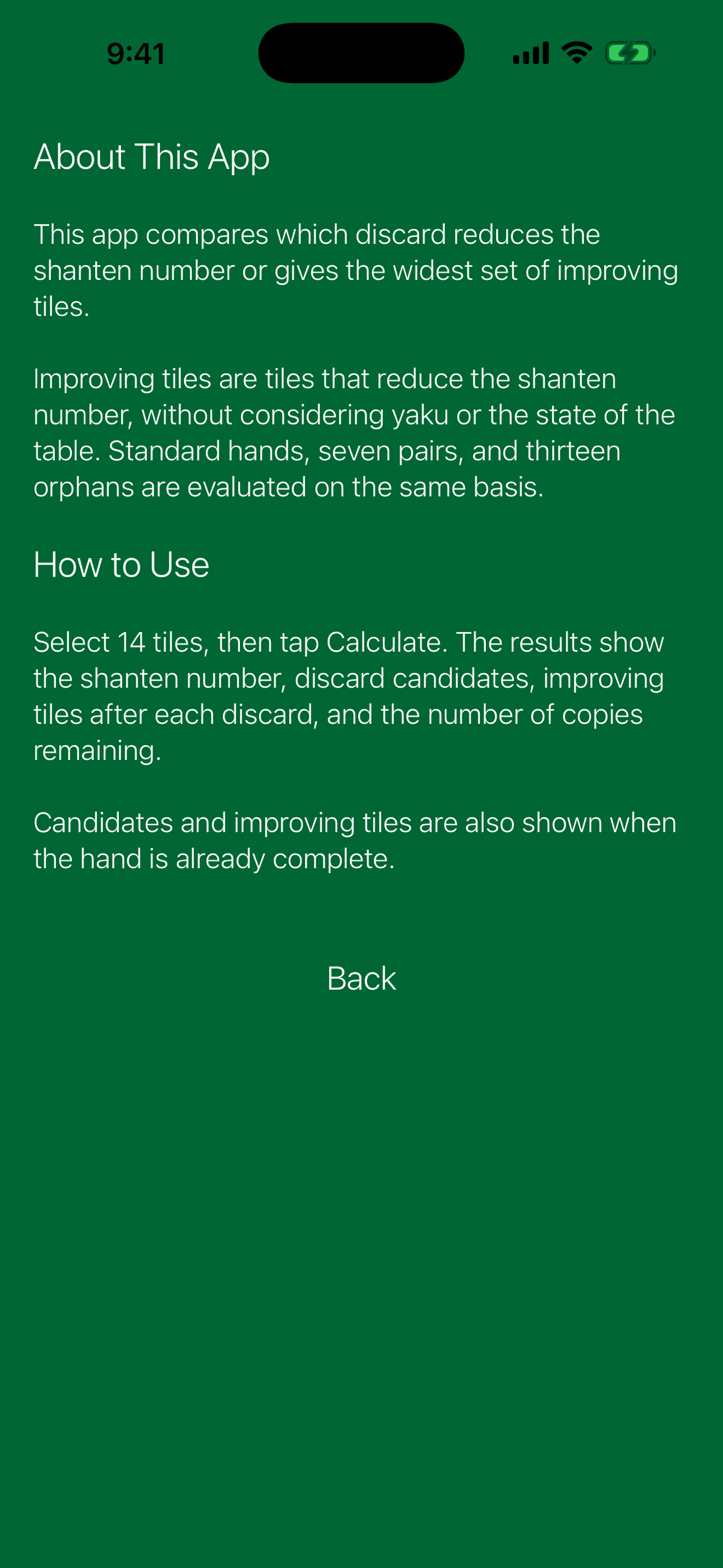 Mahjong Shanten Calculator screenshot 4