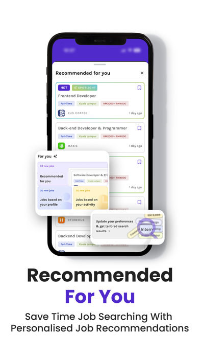 Hiredly Job Search Screenshot