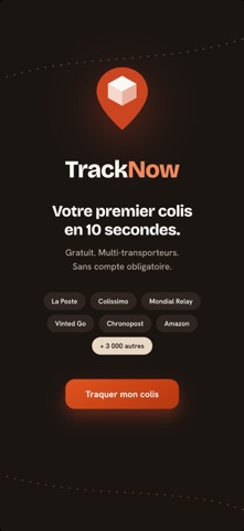 TrackNow - Suivi de colis screenshot