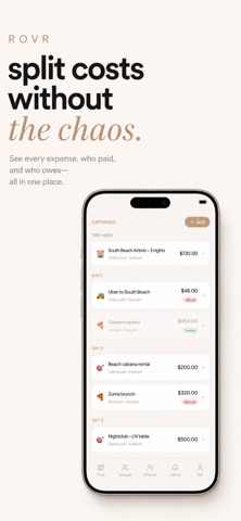ROVR Travel Planner screenshot