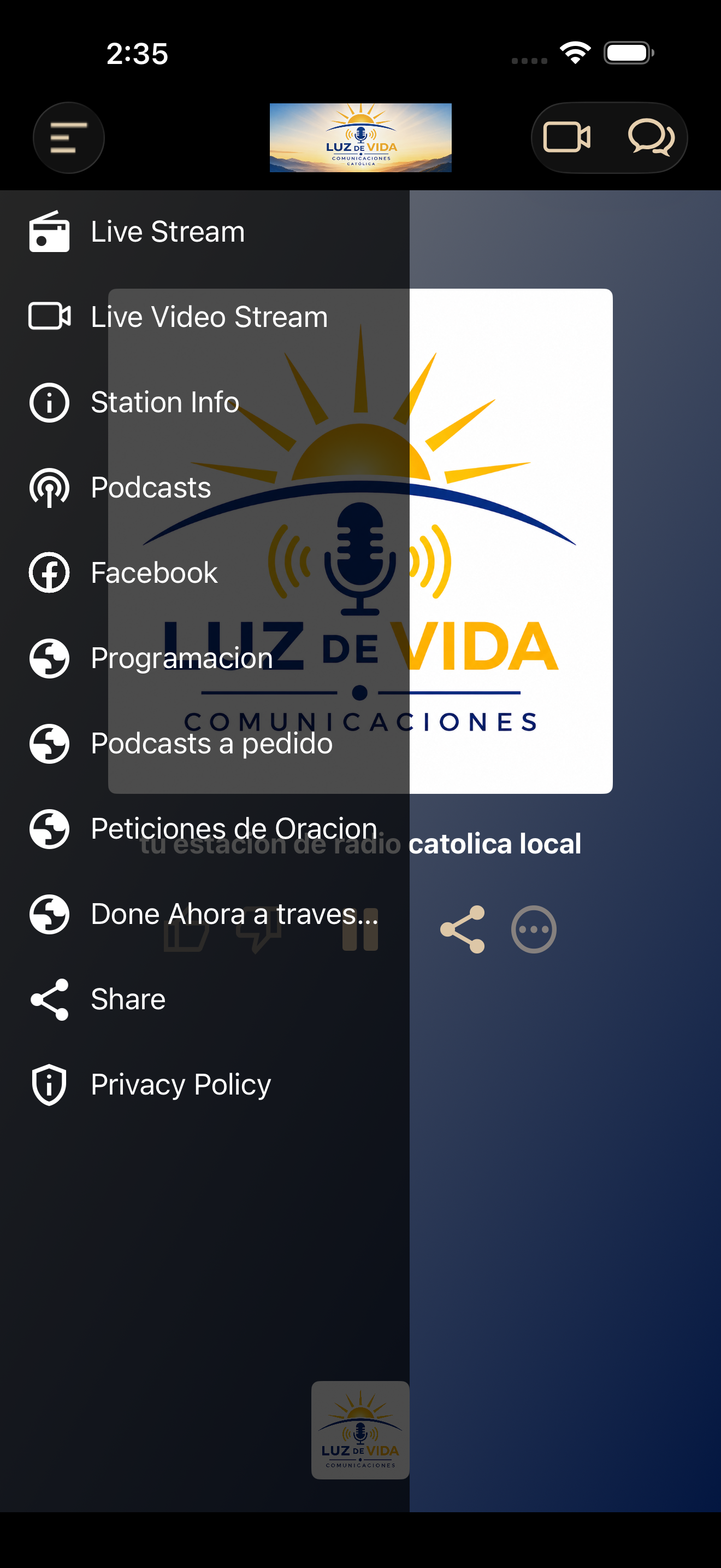 Luz de Vida Comunicaciones screenshot 3