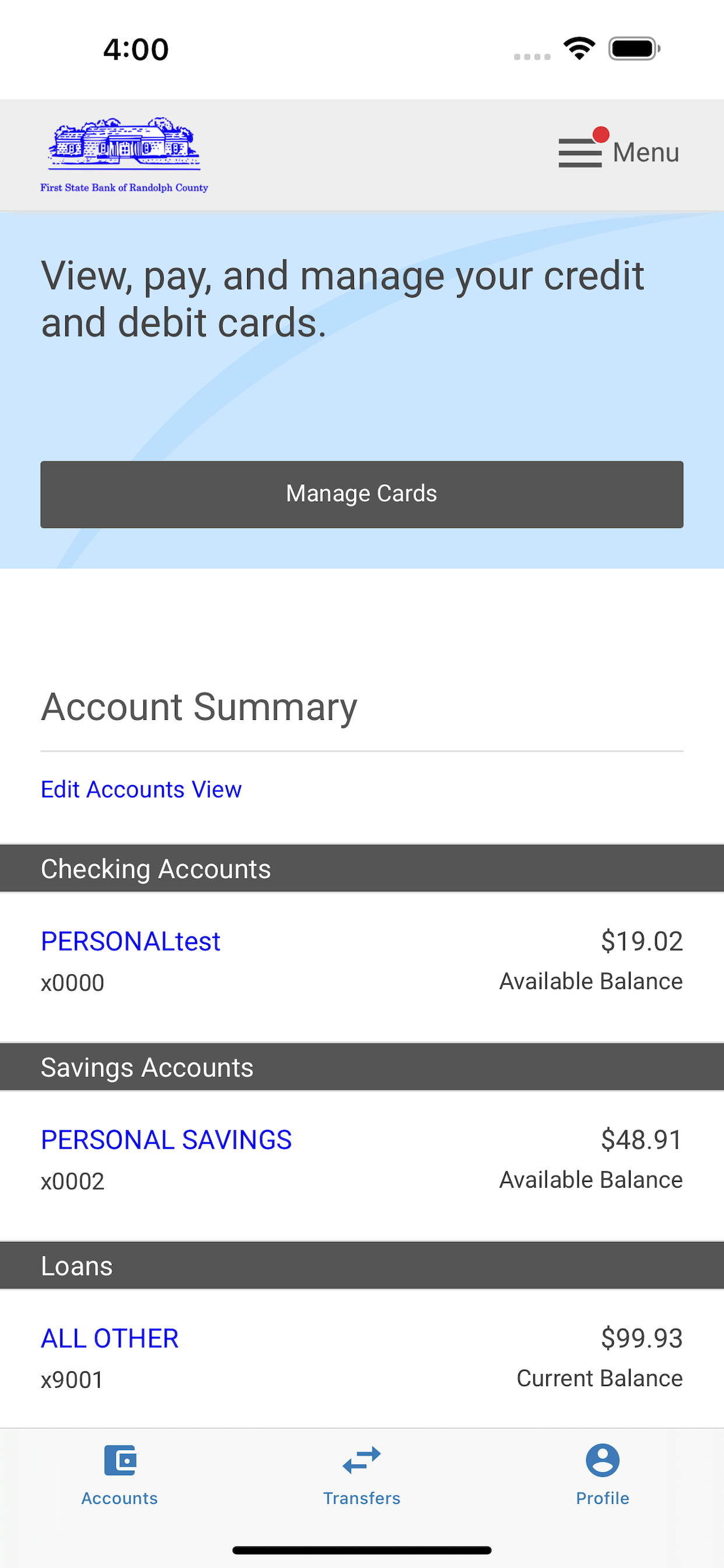 FSB of Randolph County screenshot 3
