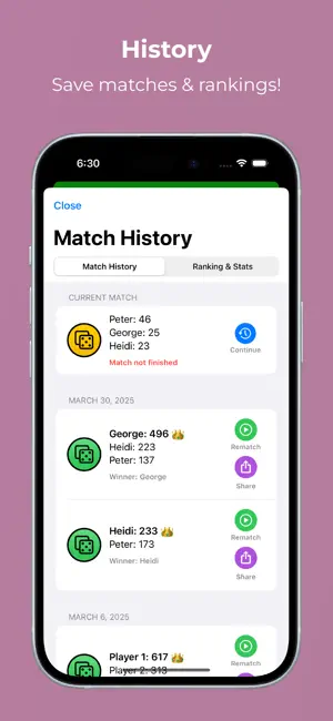 Yatzy / Yahtzee Scores screenshot 4