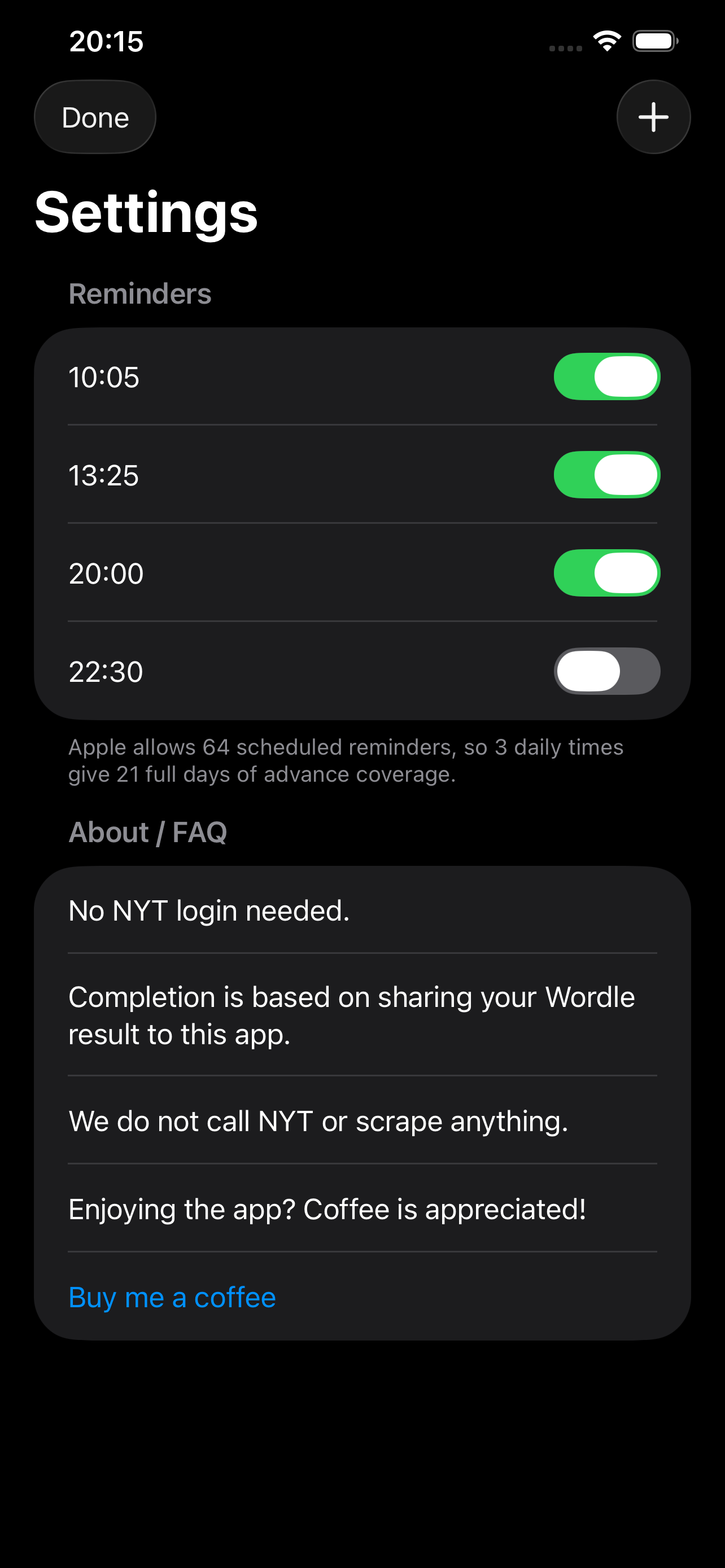 Remindle screenshot 2