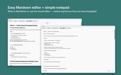 Bunch of Papers - Text Editor screenshot 1