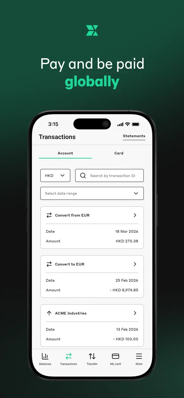 Screenshot #3 pour Currenxie Global Account
