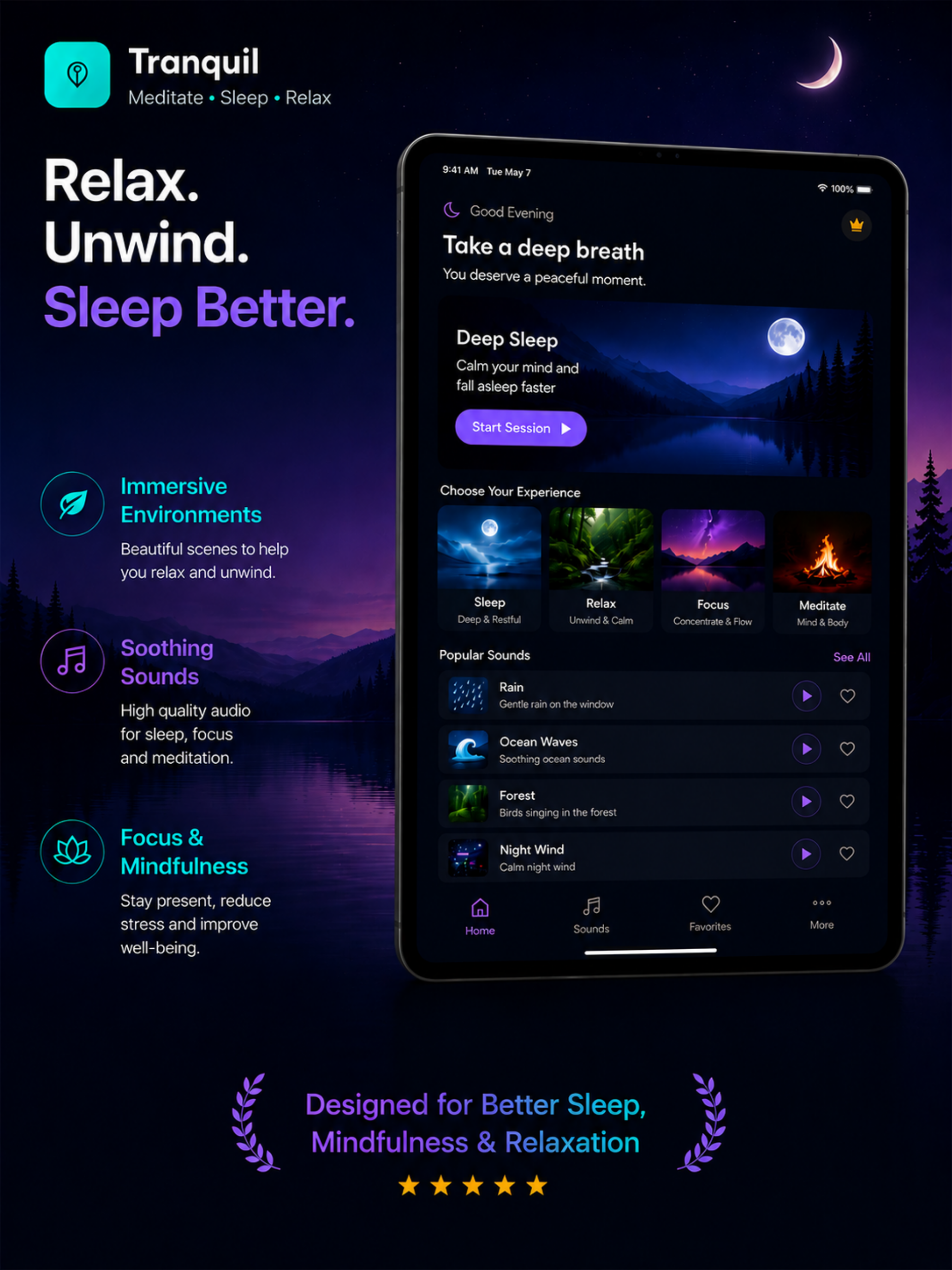 Tranquil: Sleep & Relax