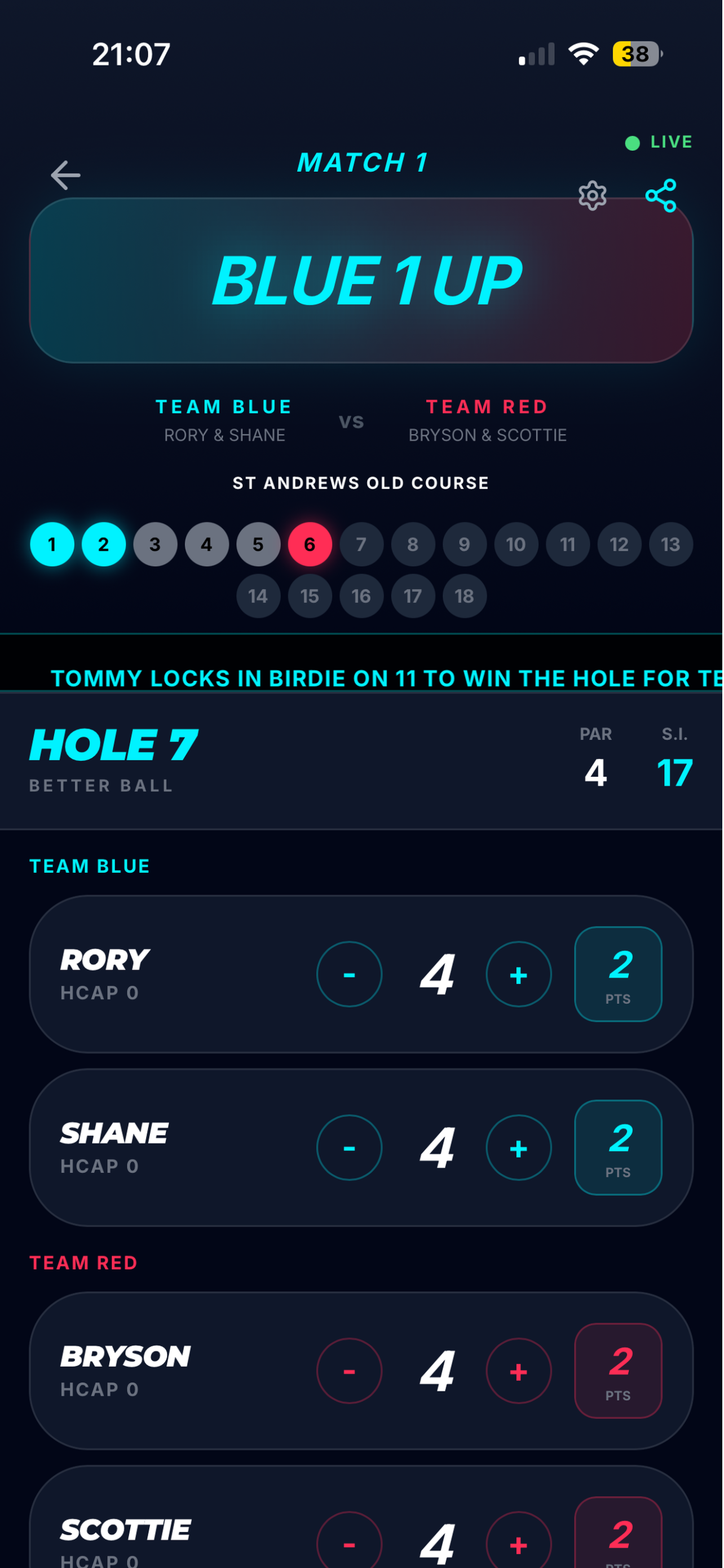 PulseGolfLive screenshot 9