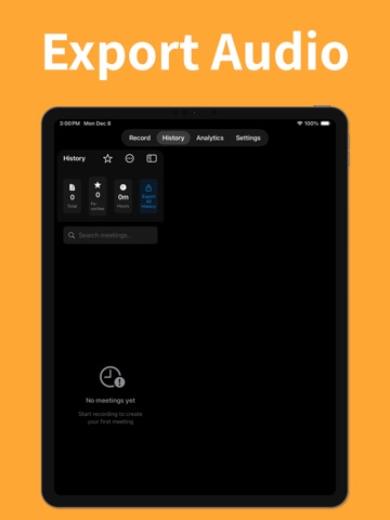 Voice To Text - Meeting Note iPad screenshot